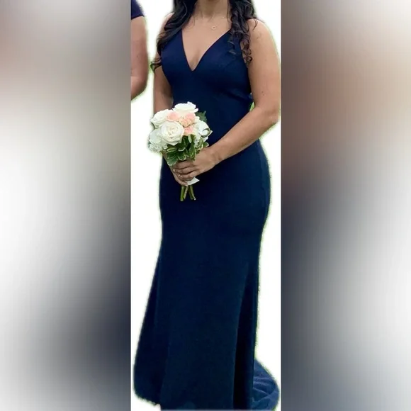 anthropologie navy blue dress Maeve Anthropologie Dress  Navy Blue 